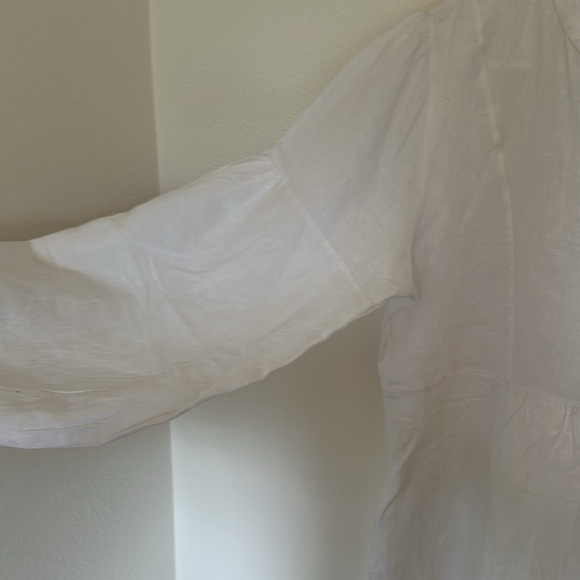 NWT Matta Women's Martina Linen Dress in white - Picture 5 of 9